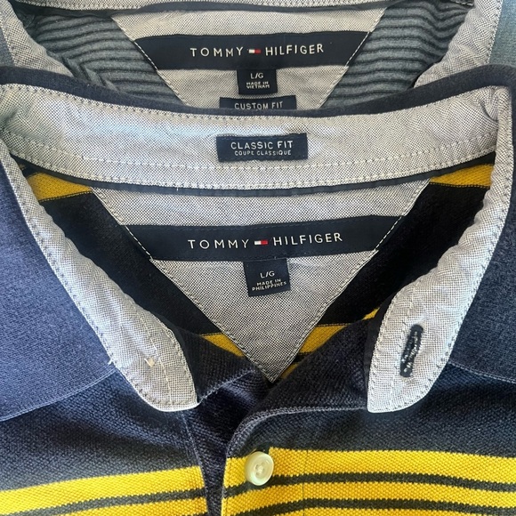 Tommy Hilfiger Other - !!BUNDLE!! TWO Tommy Hilfiger Striped Polo (Can be sold separately) Men’s Large